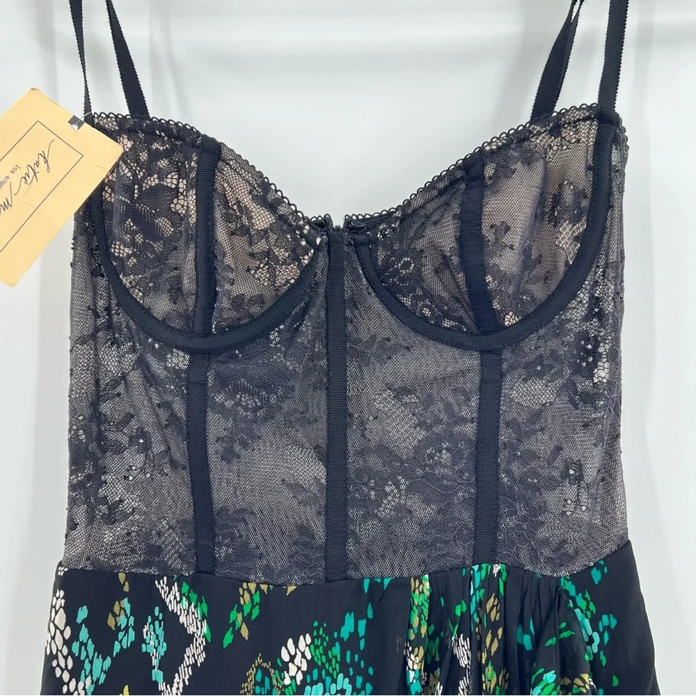 Katie May NWT Senorita Bustier Gown in Black & Teal Snake size Small - Picture 5 of 10